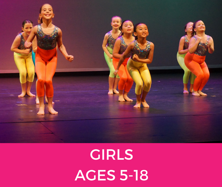 primary Classes at Coffs Coast Physie - for girls and ladies 3 years old and up